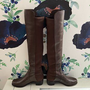 Stuart Weitzman Reserve Boot, Size 7, Walnut Brown (Leather)